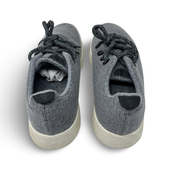 Pre-Owned ~ Allbirds Wool Runners | Mens 10US | Merino Wool | Gray & White - Picture 4 of 8